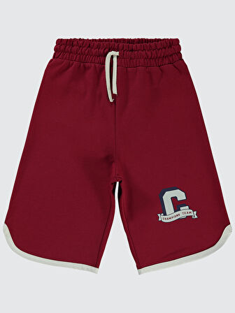 Civil Boys Erkek Çocuk Kapri 10-13 Yaş Bordo