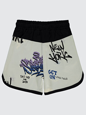 Civil Boys Erkek Çocuk Şort 10-13 Yaş Açık Gri