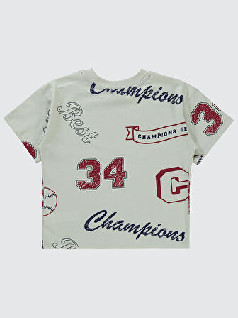 Civil Boys Erkek Çocuk Tişört 10-13 Yaş Bordo