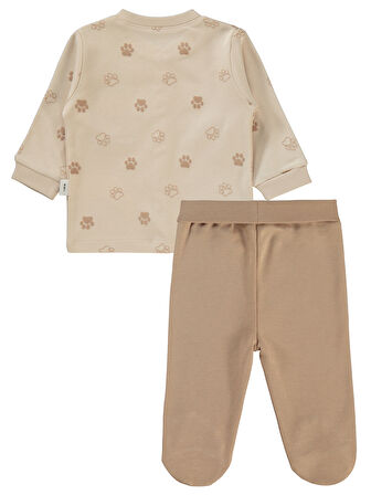 Civil Baby Erkek Bebek Pijama Takımı 1-6 Ay FilDişi