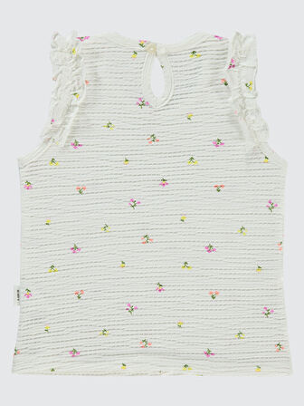 Civil Baby Kız Bebek Tişört 6-18 Ay Ekru