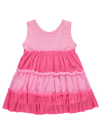 Civil Baby Kız Bebek Elbise 6-18 Ay Pembe