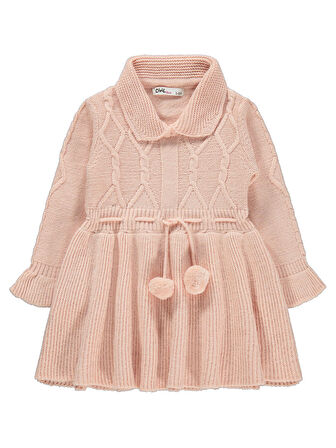 Civil Girls Kız Çocuk Elbise 2-5 Yaş Pudra