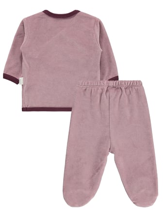 Civil Baby Kız Bebek 3'lü Zıbın Takımları 0-1 Ay Leylak