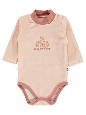 Civil Baby Kız Bebek Çıtçıtlı Badi 1-18 Ay Pembe