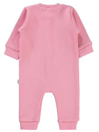 Civil Baby Bebek Patiksiz Tulum 1-6 Ay Pembe