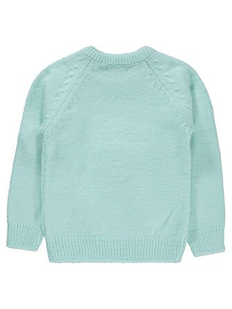 Civil Girls Kız Çocuk Kazak 2-5 Yaş Mint Yeşili