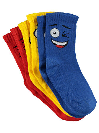 Civil Boys Erkek Çocuk 3'lü Soket Çorap 2-12 Yaş Standart