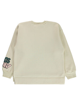 Bugs Bunny Kız Çocuk Sweatshirt 10-13 Yaş Tebeşir