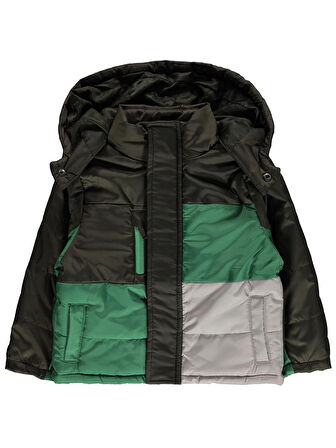 Civil Boys Erkek Çocuk Kapüşonlu Mont 2-5 Yaş Haki