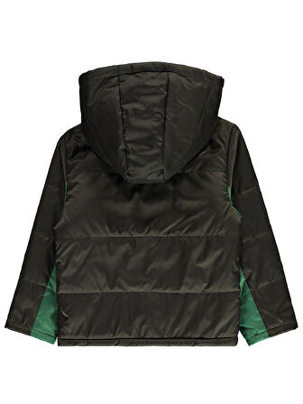 Civil Boys Erkek Çocuk Kapüşonlu Mont 6-9 Yaş Haki