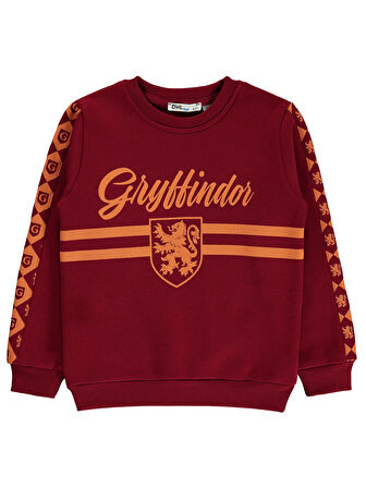 Harry Potter Erkek Çocuk Sweatshirt 6-9 Yaş Bordo