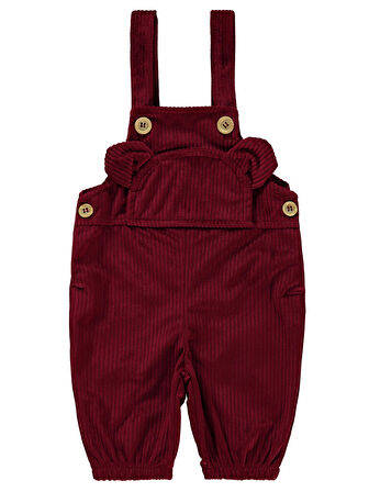 Civil Baby Kız Bebek Salopet 6-18 Ay Bordo