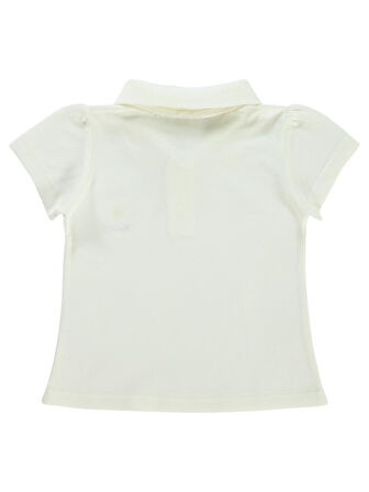 Civil Baby Kız Bebek Tişört 6-18 Ay Ekru