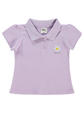Civil Baby Kız Bebek Tişört 6-18 Ay Lila