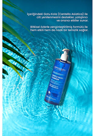 OPTİDERM YÜZ VE CİLT TEMİZLEME JELİ YAĞLI VE KARMA CİLTLER 400ML