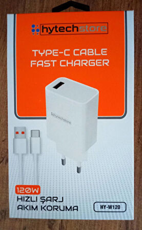 Hytech Store HY-W120 Type-c Hızlı Şarj Adaptörü 120W