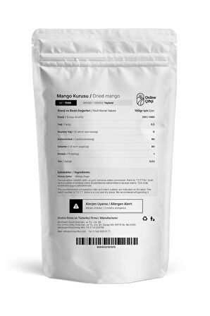 Mango Kurusu Şekerli 70Gr