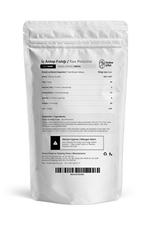 Kırmızı İç Antep Fıstığı 100Gr