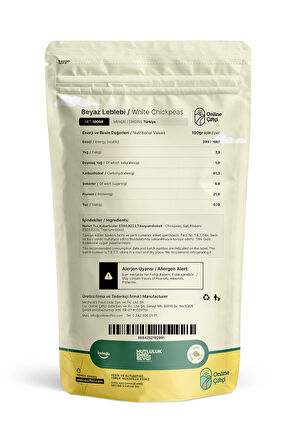 Beyaz Leblebi 100Gr