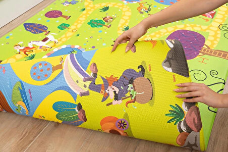 Fairy Tale Land Oyun Matı-Halısı 140x225cm | 12 mm, Darbe Emici, Isı Yalıtımlı, Çift Yönlü