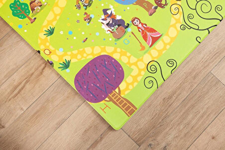 Fairy Tale Land Oyun Matı-Halısı 140x225cm | 12 mm, Darbe Emici, Isı Yalıtımlı, Çift Yönlü