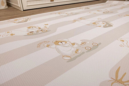 Sleepy Bear Oyun Matı-Halısı 140x230cm | 15 mm, Darbe Emici, Isı Yalıtımlı, Çift Yönlü