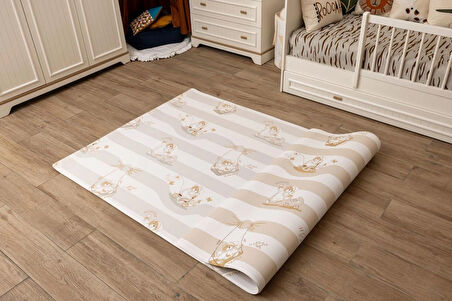 Sleepy Bear Oyun Matı-Halısı 140x230cm | 15 mm, Darbe Emici, Isı Yalıtımlı, Çift Yönlü