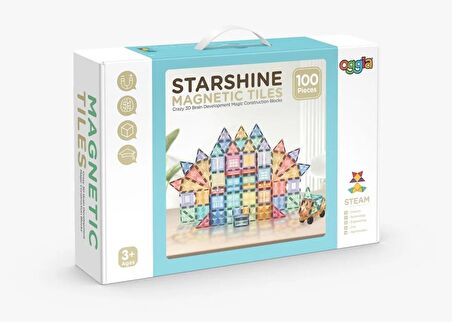 Starshine 100 Parça Premium Manyetik Oyun Seti KBZS-100