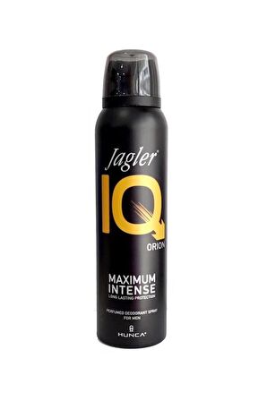 Jagler Deodorant IQ Maximum İntense Orion Men 150 ml X3