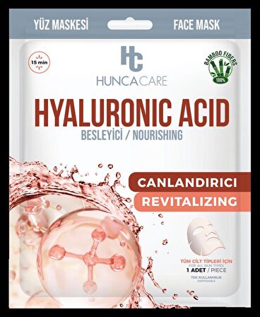 HUNCA CARE HYALURONIC ACID KAĞIT YÜZ MASKE - BESLEYİCİ / NOURISING