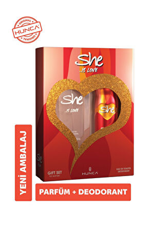 Love Kadın Parfüm Seti (50 ML EDT & 150 ML DEODORANT)