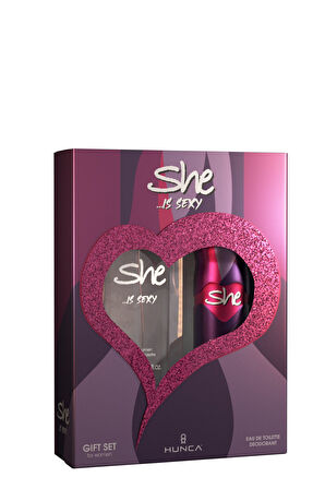 She Sexy Kadın Parfüm Seti 50 ml EDT + 150 ml Deodorant