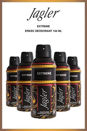 Jagler Deodorant Extreme Men 150 ml X5