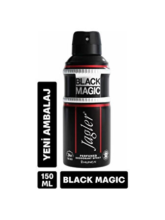 JAGLER BLACK DEODORANT 150 ML ORGINAL ÜRÜN