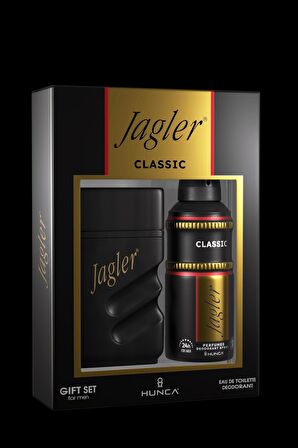 Jagler Classic 90 ml EDT + 150 ml Deodorant Erkek Gofre 