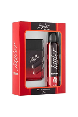 JAGLER KOFRE FOR MEN EDT+DEODORANT STORM ESKI