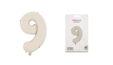 Folyo Rakam 9 Mat Bej 26 Inc 66 CM 