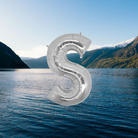 Folyo Harf S Gümüş 26 Inc 66 Cm Balonevi