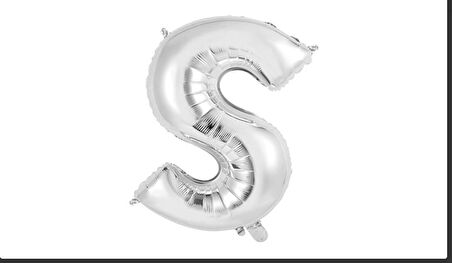 Folyo Harf S Gümüş 26 Inc 66 Cm Balonevi