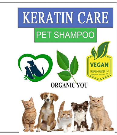 ORGANICYOU ALWAG ALPENKRAUTER KERATIN CARE PET SHAMPOO VEGAN SİLİKONSUZ