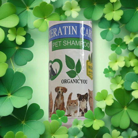 ORGANICYOU ALWAG ALPENKRAUTER KERATIN CARE PET SHAMPOO VEGAN SİLİKONSUZ