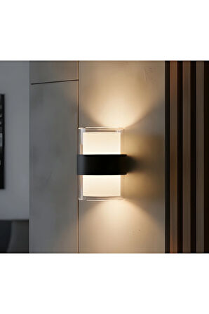 KDA733 DEKORATİF LED APLİK 10W 900 Lümen ABS - Gün Işığı