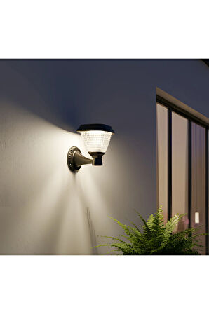 KBA777 SOLAR BAHÇE ARMATÜRLERİ 30W DUVAR APLİK