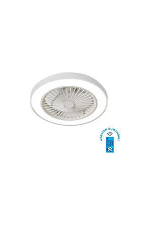 KCF298 MODERN TAVAN VANTİ 15W 19"LEDLİ MODERN VANTİLATÖR - Beyaz