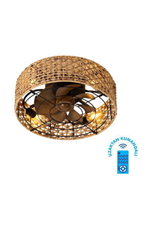 KCF305 HASIR TAVAN VANTİ 15W 20"HASIR TAVAN VANTİLATÖR -Açık Kahverengi