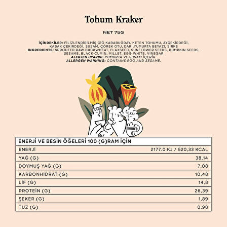 Tohum Kraker 75 g