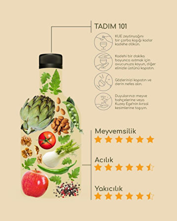 KUE Premium Erken Hasat Soğuk Sıkım Natürel Sızma Zeytinyağı 500ml