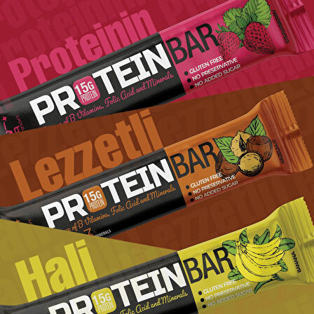 Torq Nutrition Protein Bar Tanışma Paketi 50 gr. x 3 adet