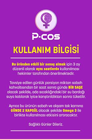 (P-COS) Plus Polikistik Over Sendromu (PKOS) Için Miyo-inositol Ve Resveratrol Içeren Destek